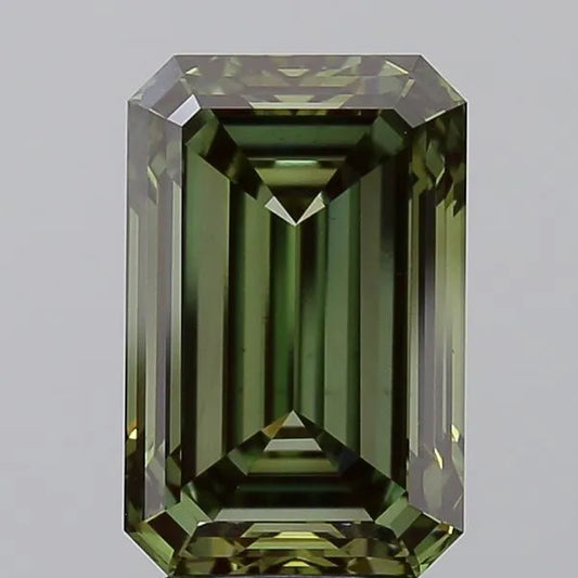 4.05ct Emerald Lab Grown Diamond (Colour Fancy Vivid Green, Clarity VS1, IGI Certified)