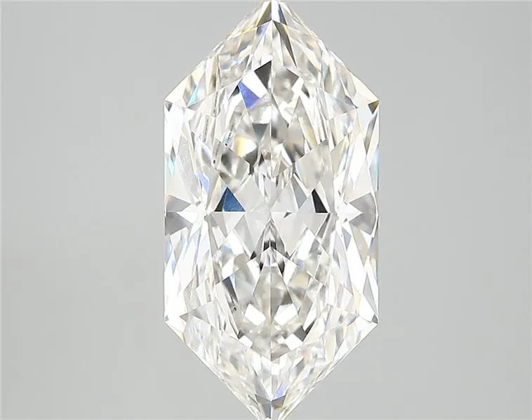 4.05ct Hexagonal Lab Grown Diamond (Colour F, Clarity VVS1, IGI Certified)