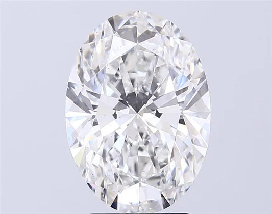 4.05ct Oval Lab Grown Diamond (Colour E, Clarity VS2, IGI Certified)