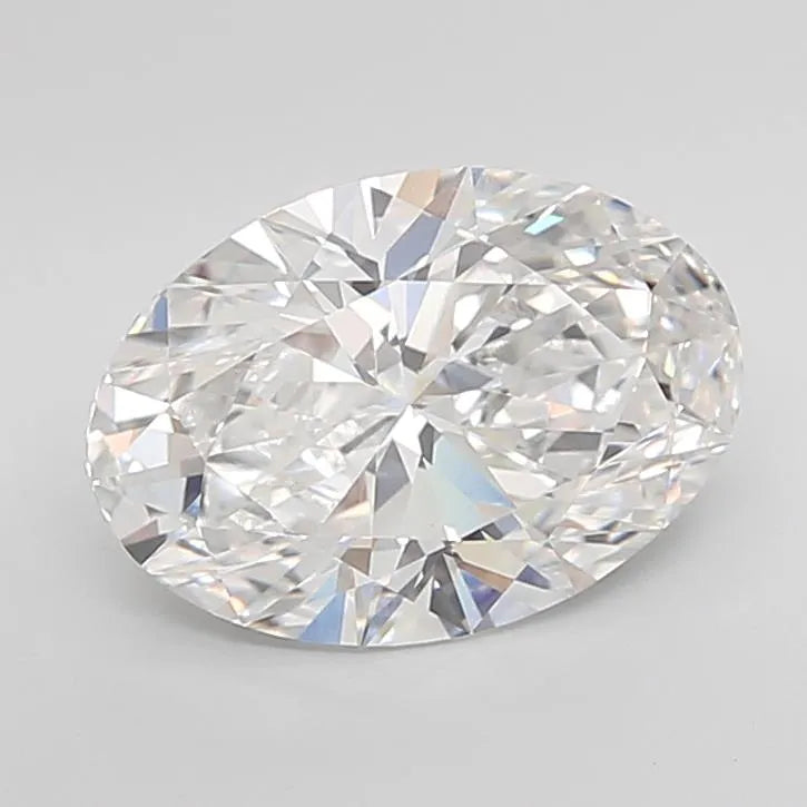 4.05ct Oval Lab Grown Diamond (Colour E, Clarity VVS2, IGI Certified)