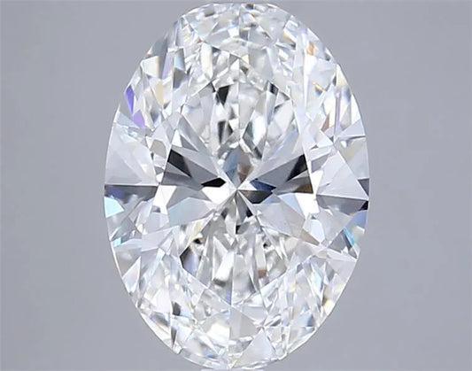 4.05ct Oval Lab Grown Diamond (Colour E, Clarity VVS2, IGI Certified)