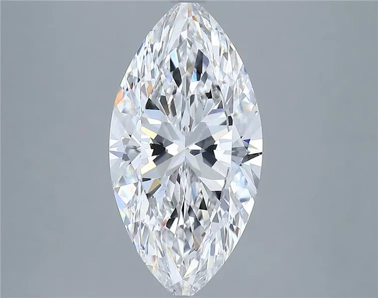 4.06ct Marquise Lab Grown Diamond (Colour E, Clarity VS1, IGI Certified)