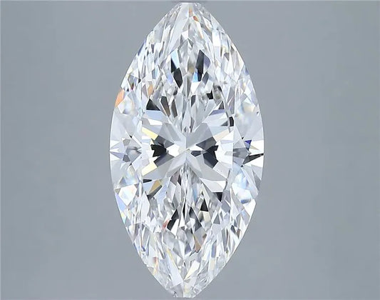 4.06ct Marquise Lab Grown Diamond (Colour E, Clarity VS1, IGI Certified)
