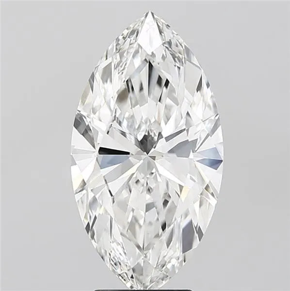 4.06ct Marquise Lab Grown Diamond (Colour F, Clarity VVS2, IGI Certified)