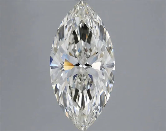 4.06ct Marquise Lab Grown Diamond (Colour H, Clarity VS1, IGI Certified)