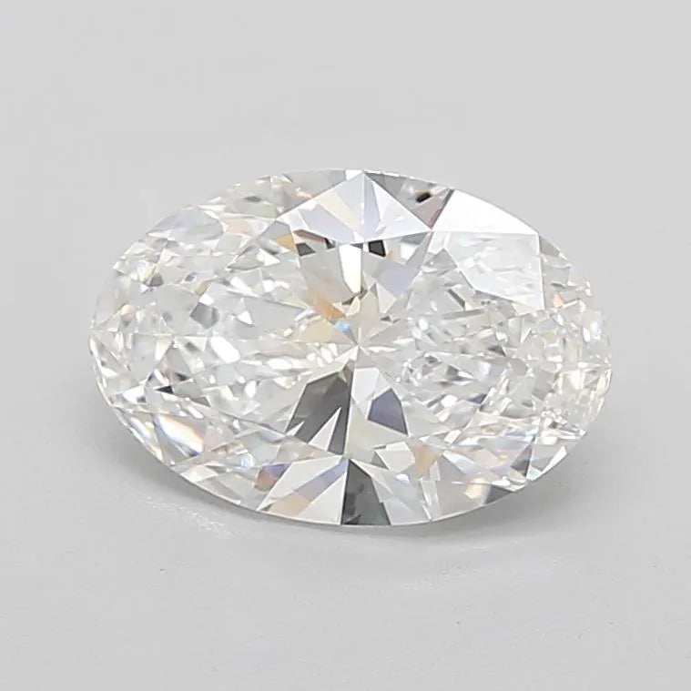 4.06ct Oval Lab Grown Diamond (Colour D, Clarity VVS2, IGI Certified)