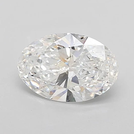 4.06ct Oval Lab Grown Diamond (Colour D, Clarity VVS2, IGI Certified)