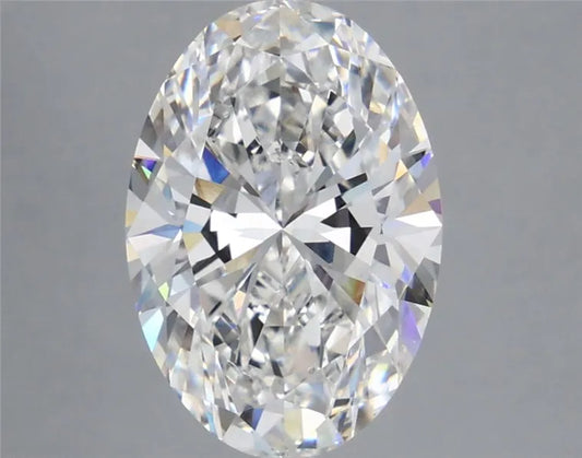 4.06ct Oval Lab Grown Diamond (Colour F, Clarity VVS2, IGI Certified)