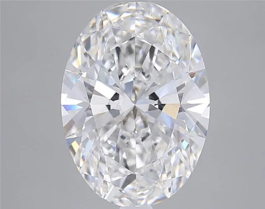 4.06ct Oval Lab Grown Diamond (Colour F, Clarity VVS2, IGI Certified)