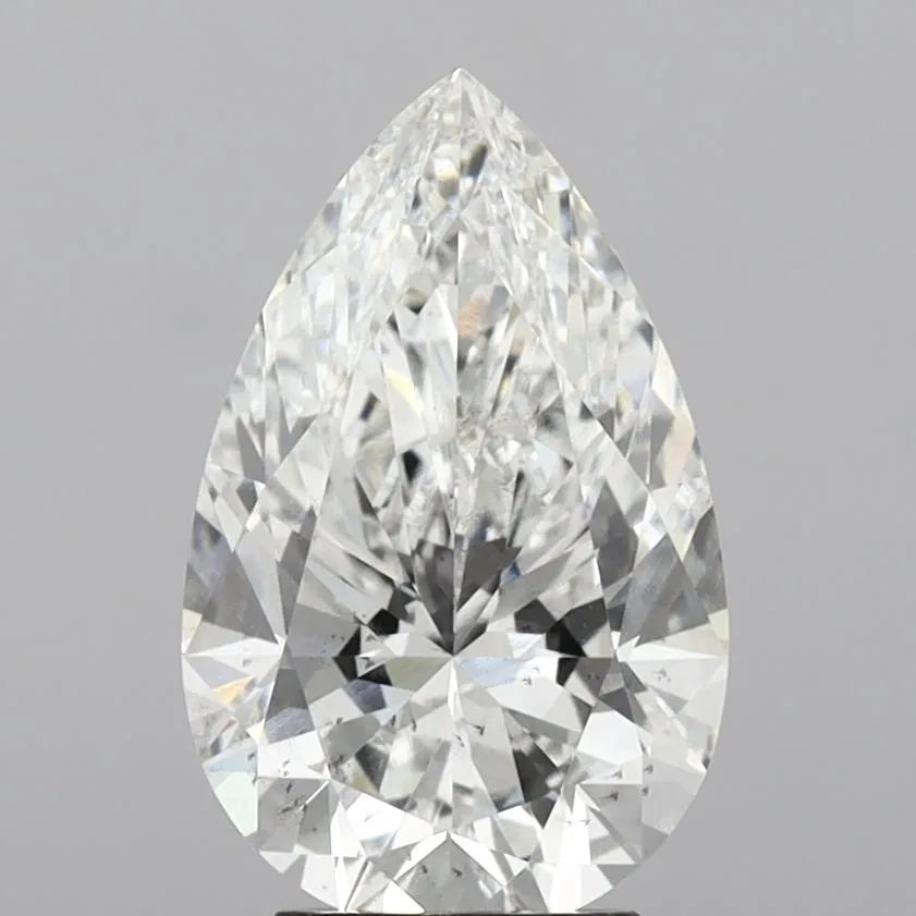 4.06ct Pear Lab Grown Diamond (Colour F, Clarity SI1, IGI Certified)