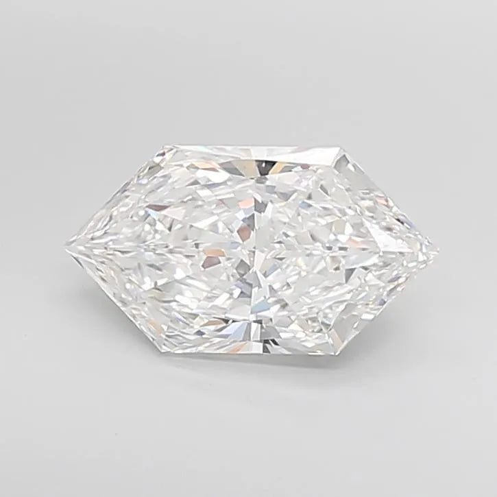 4.07ct Hexagonal Lab Grown Diamond (Colour E, Clarity VVS2, IGI Certified)
