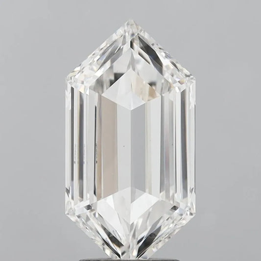 4.07ct Hexagonal Lab Grown Diamond (Colour F, Clarity VVS2, IGI Certified)