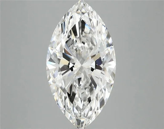 4.07ct Marquise Lab Grown Diamond (Colour F, Clarity VVS2, IGI Certified)
