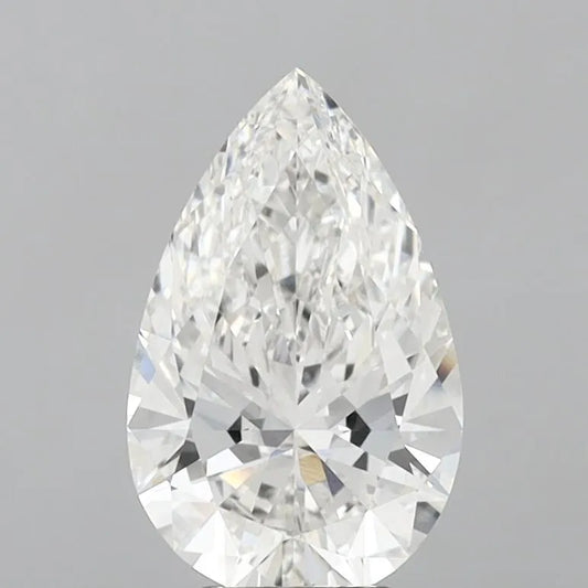 4.07ct Pear Lab Grown Diamond (Colour G, Clarity VVS2, IGI Certified)