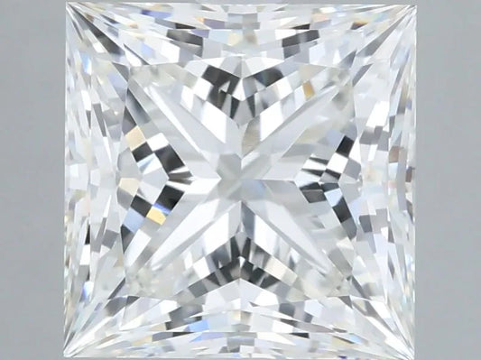 4.07ct Princess Lab Grown Diamond (Colour G, Clarity VVS2, IGI Certified)