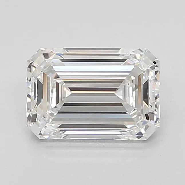 4.08ct Emerald Lab Grown Diamond (Colour F, Clarity VVS2, IGI Certified)