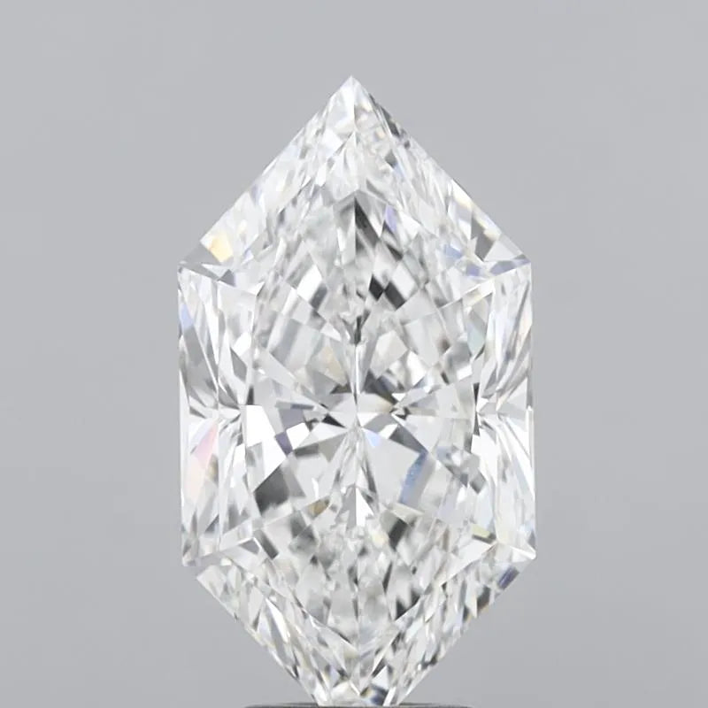 4.08ct Hexagonal Lab Grown Diamond (Colour E, Clarity VVS2, IGI Certified)