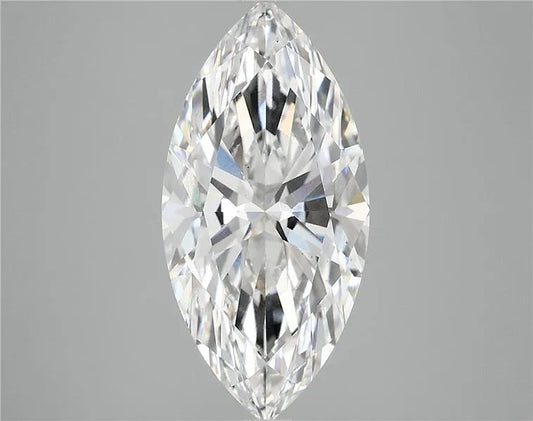 4.08ct Marquise Lab Grown Diamond (Colour E, Clarity VS2, IGI Certified)
