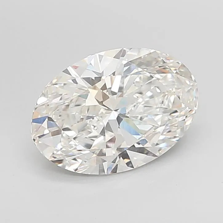 4.08ct Oval Lab Grown Diamond (Colour G, Clarity VVS2, IGI Certified)