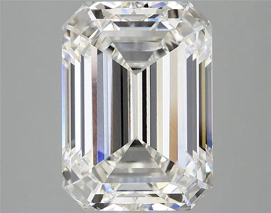 4.09ct Emerald Lab Grown Diamond (Colour F, Clarity VS1, IGI Certified)