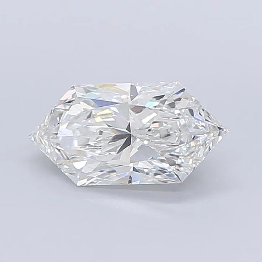 4.09ct Hexagonal Lab Grown Diamond (Colour E, Clarity VS1, IGI Certified)