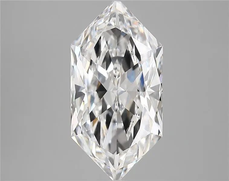 4.09ct Hexagonal Lab Grown Diamond (Colour E, Clarity VVS1, IGI Certified)