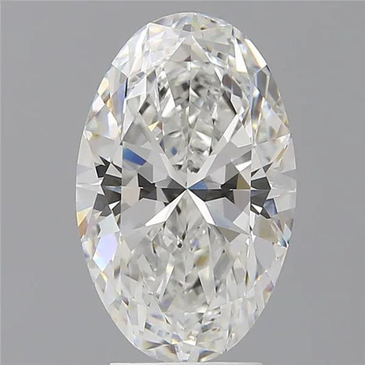 4.09ct Oval Lab Grown Diamond (Colour E, Clarity VVS2, IGI Certified)
