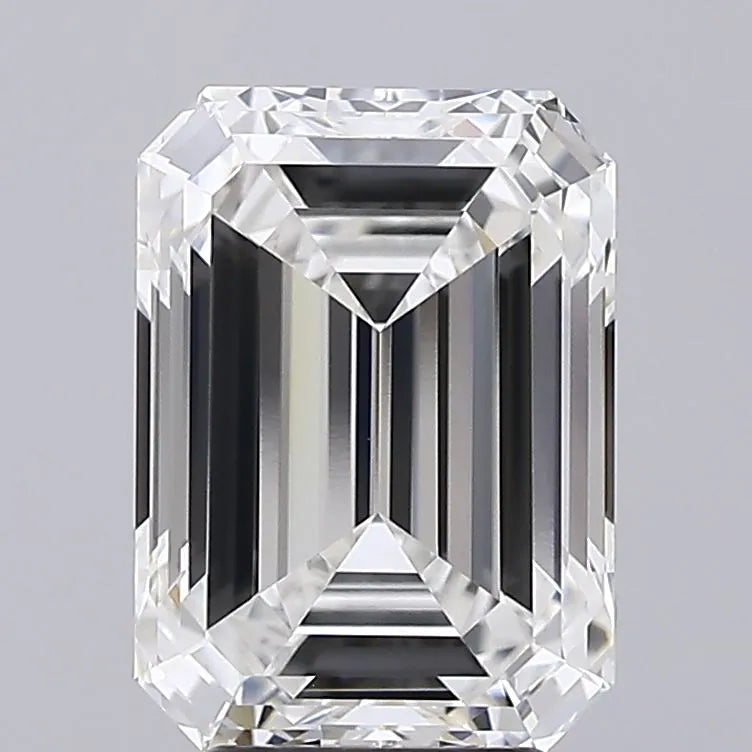 4.10ct Emerald Lab Grown Diamond (Colour F, Clarity VVS2, IGI Certified)