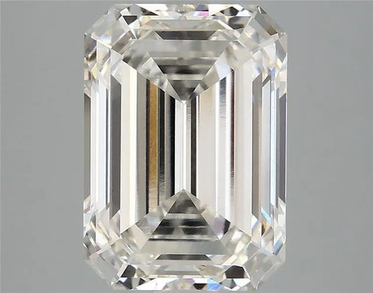4.10ct Emerald Lab Grown Diamond (Colour G, Clarity VVS2, IGI Certified)