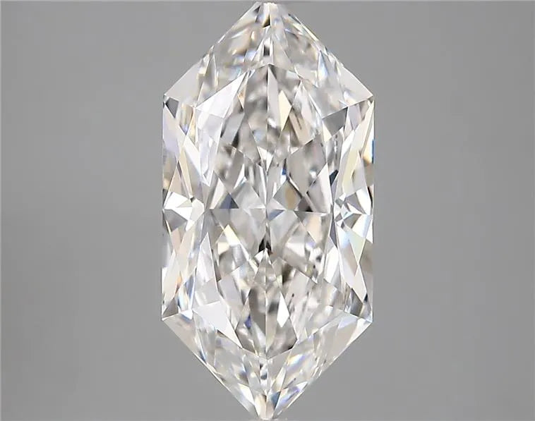 4.10ct Hexagonal Lab Grown Diamond (Colour E, Clarity VVS1, IGI Certified)