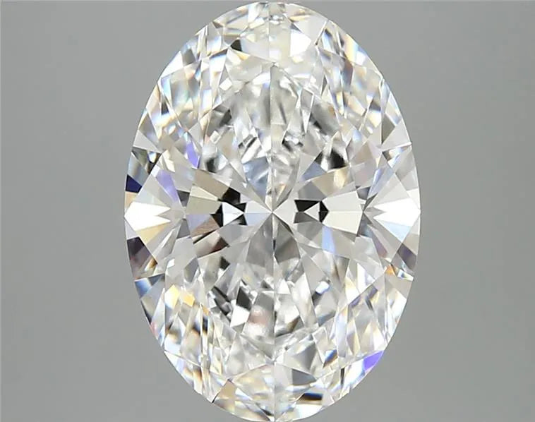 4.10ct Oval Lab Grown Diamond (Colour E, Clarity VVS2, IGI Certified)