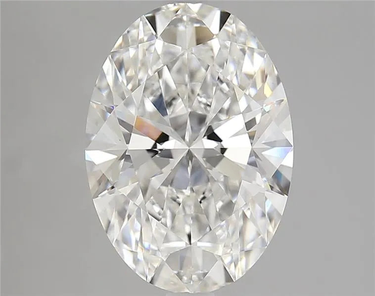 4.10ct Oval Lab Grown Diamond (Colour F, Clarity VVS2, Cut EX, IGI Certified)