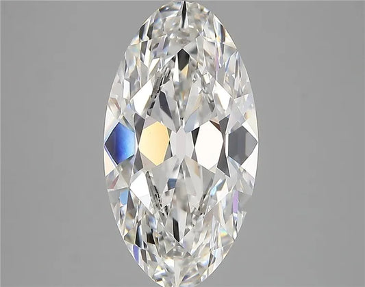 4.10ct Oval Lab Grown Diamond (Colour F, Clarity VVS2, IGI Certified)