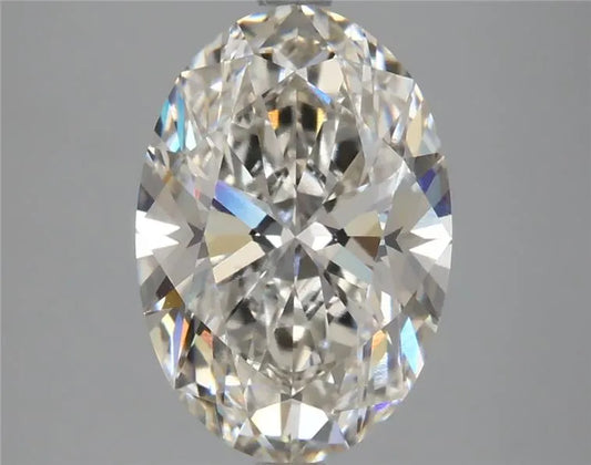 4.10ct Oval Lab Grown Diamond (Colour H, Clarity VVS2, IGI Certified)
