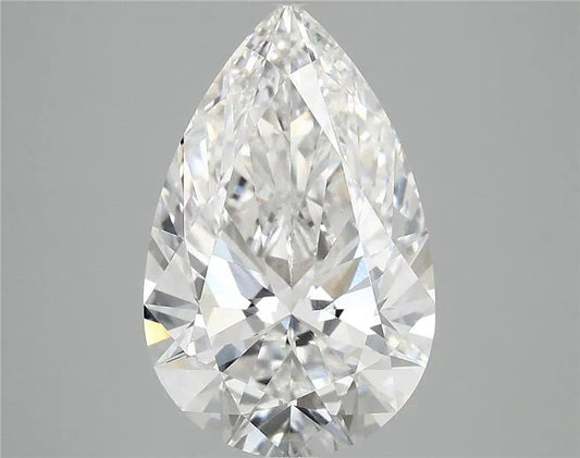 4.10ct Pear Lab Grown Diamond (Colour F, Clarity VVS2, IGI Certified)