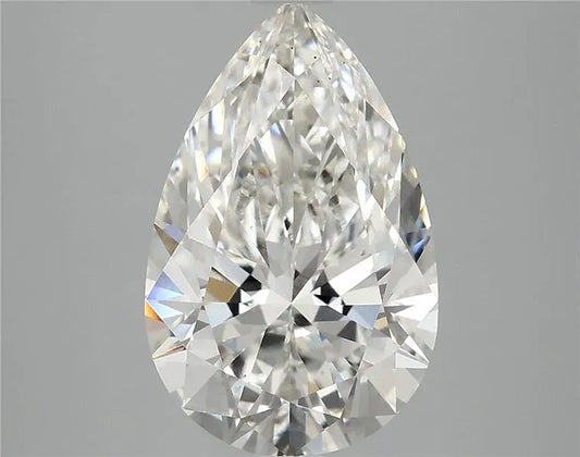 4.10ct Pear Lab Grown Diamond (Colour G, Clarity VS2, IGI Certified)