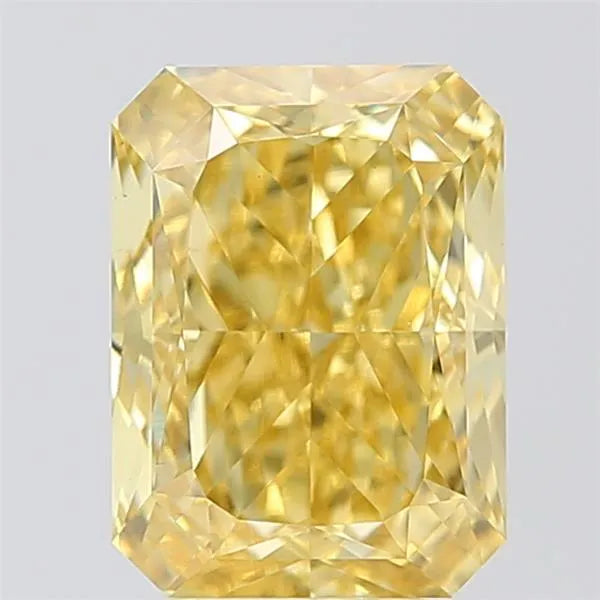 4.10ct Radiant Lab Grown Diamond (Colour Fancy Intense Yellow, Clarity VS1, IGI Certified)