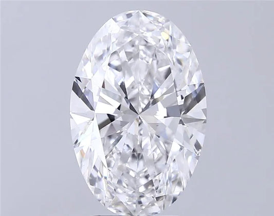 4.11ct Oval Lab Grown Diamond (Colour D, Clarity VS2, IGI Certified)