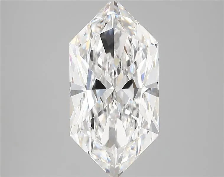 4.18ct Hexagonal Lab Grown Diamond (Colour D, Clarity VVS1, IGI Certified)