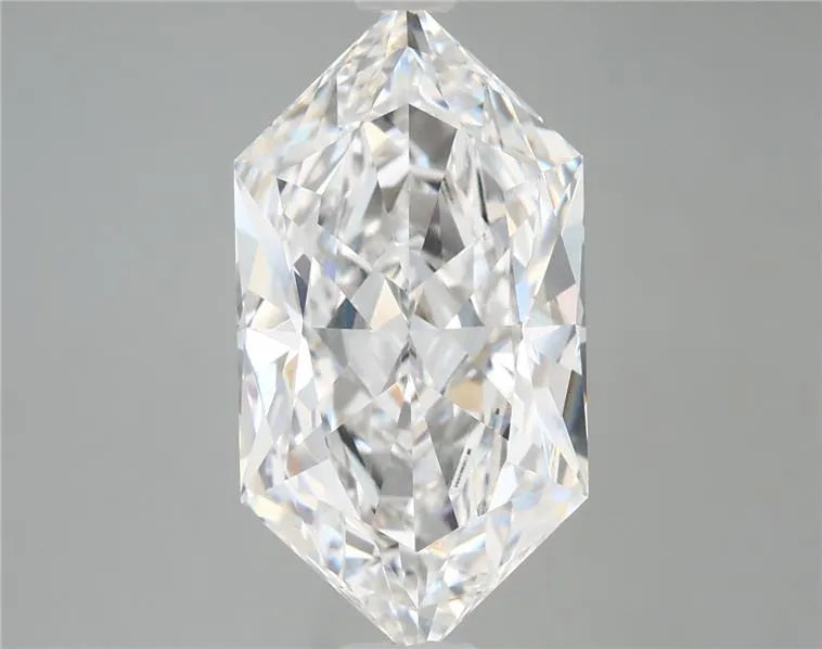 4.19ct Hexagonal Lab Grown Diamond (Colour E, Clarity VVS1, IGI Certified)