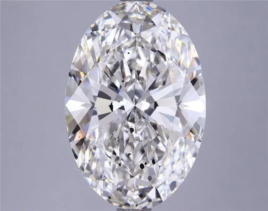 4.20ct Oval Lab Grown Diamond (Colour G, Clarity SI1, IGI Certified)