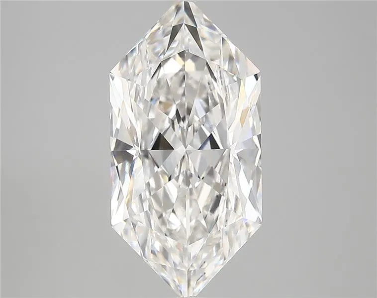 4.38ct Hexagonal Lab Grown Diamond (Colour F, Clarity VVS2, IGI Certified)