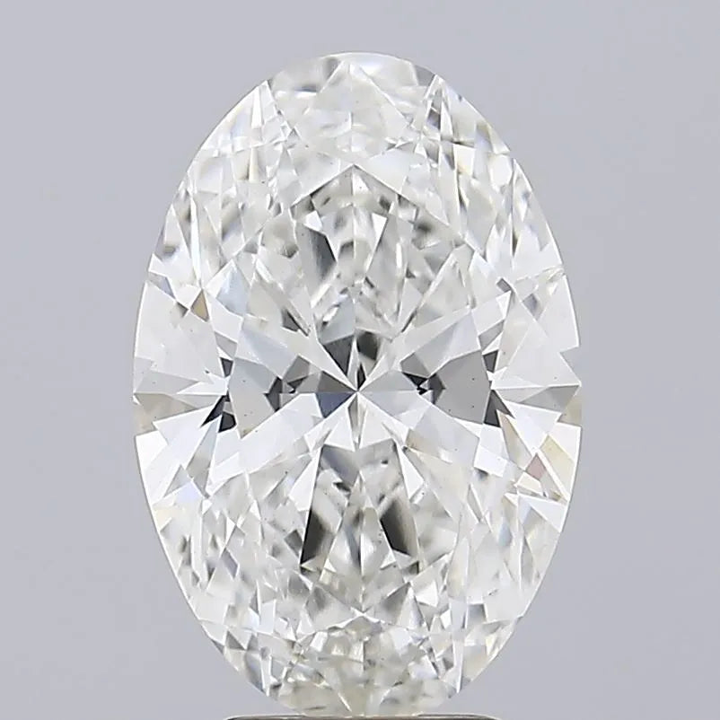 4.38ct Oval Lab Grown Diamond (Colour G, Clarity VS1, IGI Certified)