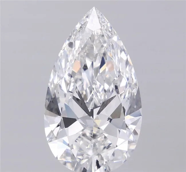 4.39ct Pear Lab Grown Diamond (Colour F, Clarity VVS2, IGI Certified)
