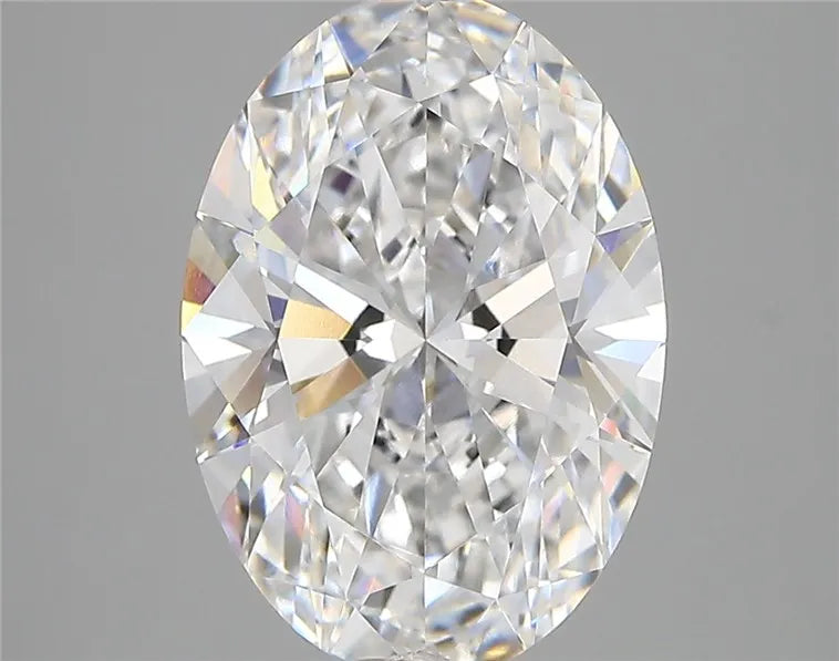 4.43ct Oval Lab Grown Diamond (Colour E, Clarity VVS2, IGI Certified)