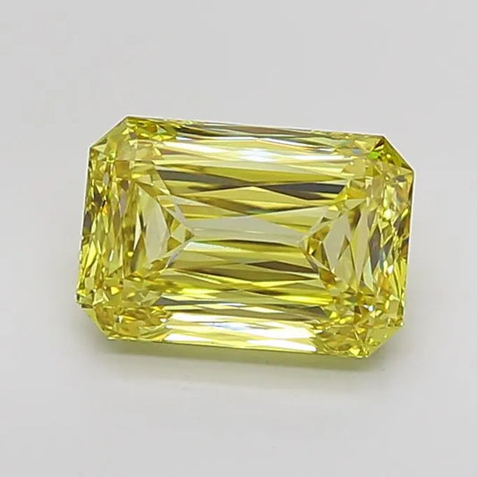 4.48ct Radiant Lab Grown Diamond (Colour Fancy Intense Yellow, Clarity VS1, IGI Certified)
