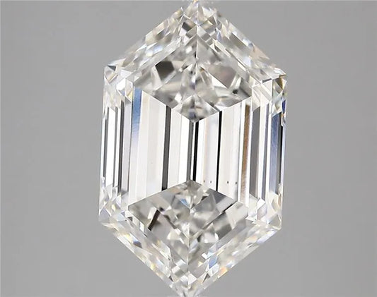4.49ct Hexagonal Lab Grown Diamond (Colour F, Clarity VS1, IGI Certified)