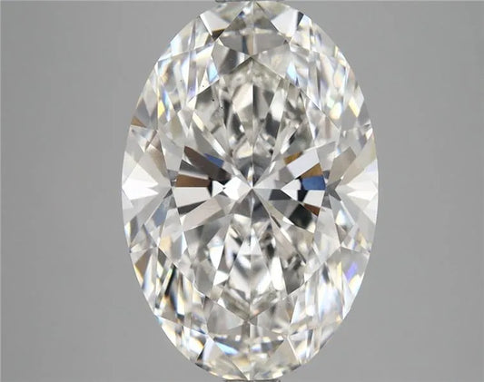 4.50ct Oval Lab Grown Diamond (Colour G, Clarity VS2, IGI Certified)