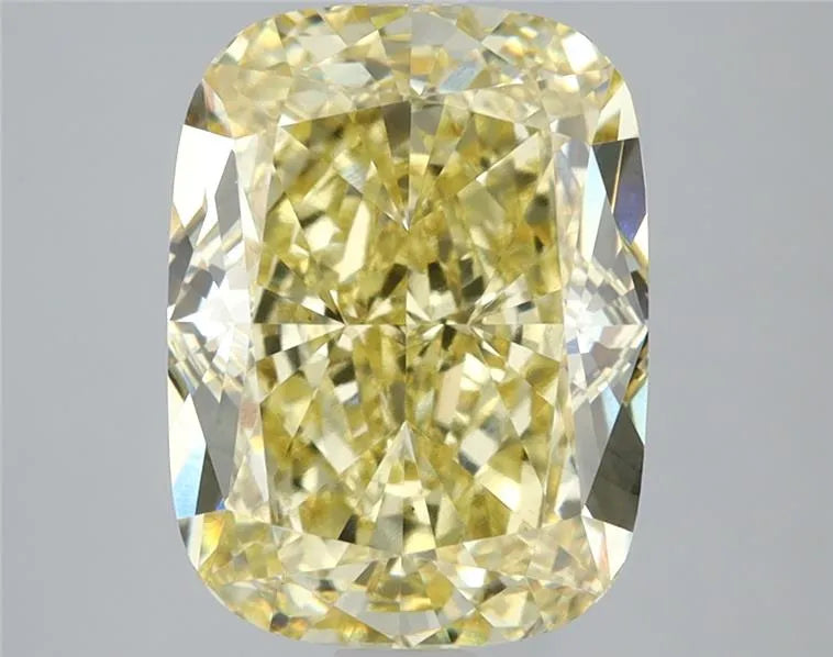 4.51ct Cushion modified Lab Grown Diamond (Colour Fancy Intense Yellow, Clarity VS1, IGI Certified)