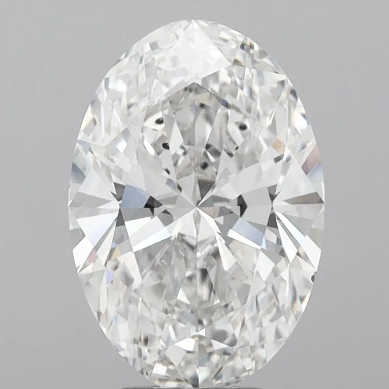 4.51ct Oval Lab Grown Diamond (Colour G, Clarity VS2, IGI Certified)